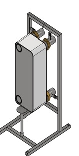 ST61 Stativ med tilslutninger 2.1/2x2"